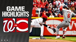 Nationals vs. Reds Game Highlights (3\/28\/24) | MLB Highlights