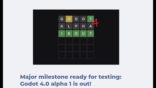 Godot 4.0 Alpha Is Here