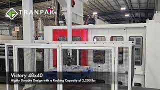 Victory 48x40 | Stackable & Rackable Plastic Pallet | TranPak