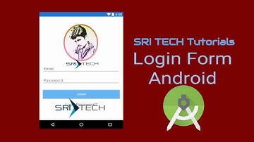 [SRI TECH] How to create login page in Android | Android Studio Development Tutorials 2018