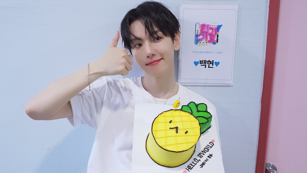 🍍우리 에리들 만나러 가요!💛 ’Pineapple Slice’ 음악방송 Behind l 백현 (BAEKHYUN)