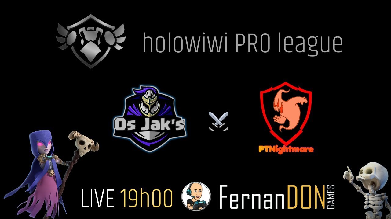 HOLOWIWI PRO LEAGUE - X25 -  OS JAK´S vs PTNIGHTMARE !! LIVE ON !! CLASH ON !