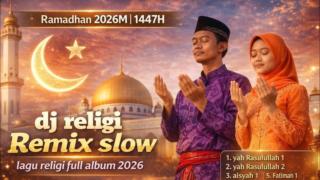 DJ RELIGI REMIX SLOW - KUMPULAN LAGU RAMADHAN TERBAIK 2026 AISYAH. FATIMAH. IYAH RASULULLAH