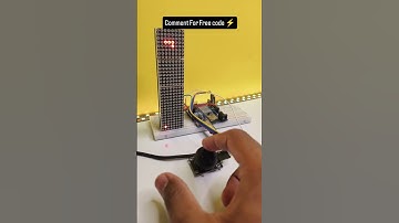 snake game on Led dot matrix display