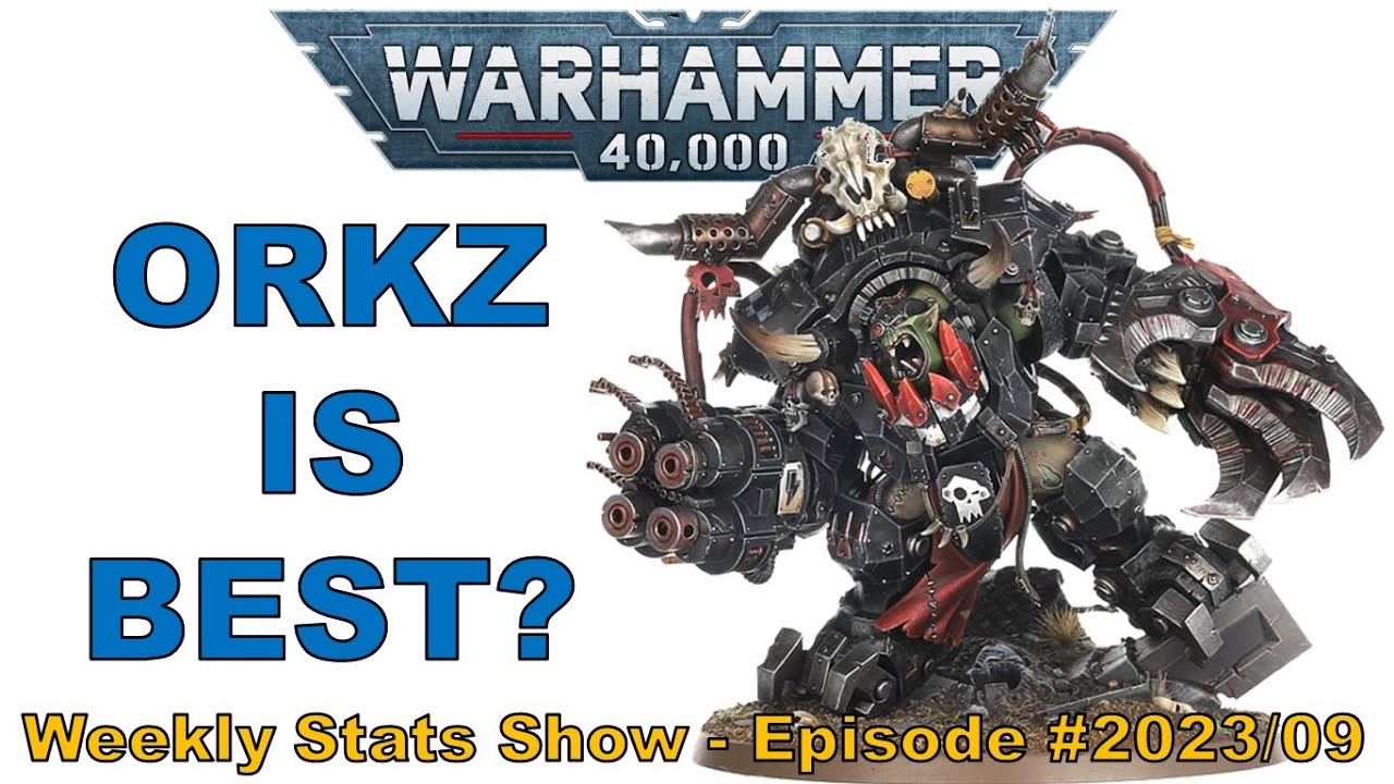 40k weekly stats show arks of omen latest meta tier list by win