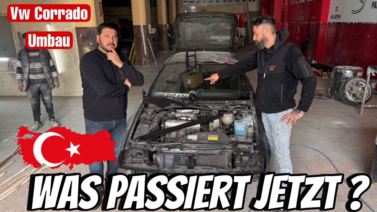 Vw Corrado steht Still in der in der Türkei.