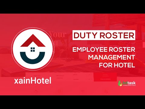 Employee roster management for hotel