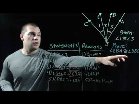 Geometry 2.6: Prove Statements About Segments and Angles part 1