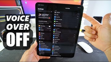 How to Disable / Turn OFF VoiceOver on a Apple iPad Pro M4