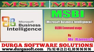 MSBI Tutorial || OLEDB Command usage by Ramesh
