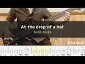 BAND-MAID - At the drop of a hat Bass Cover 弾いてみた TAB