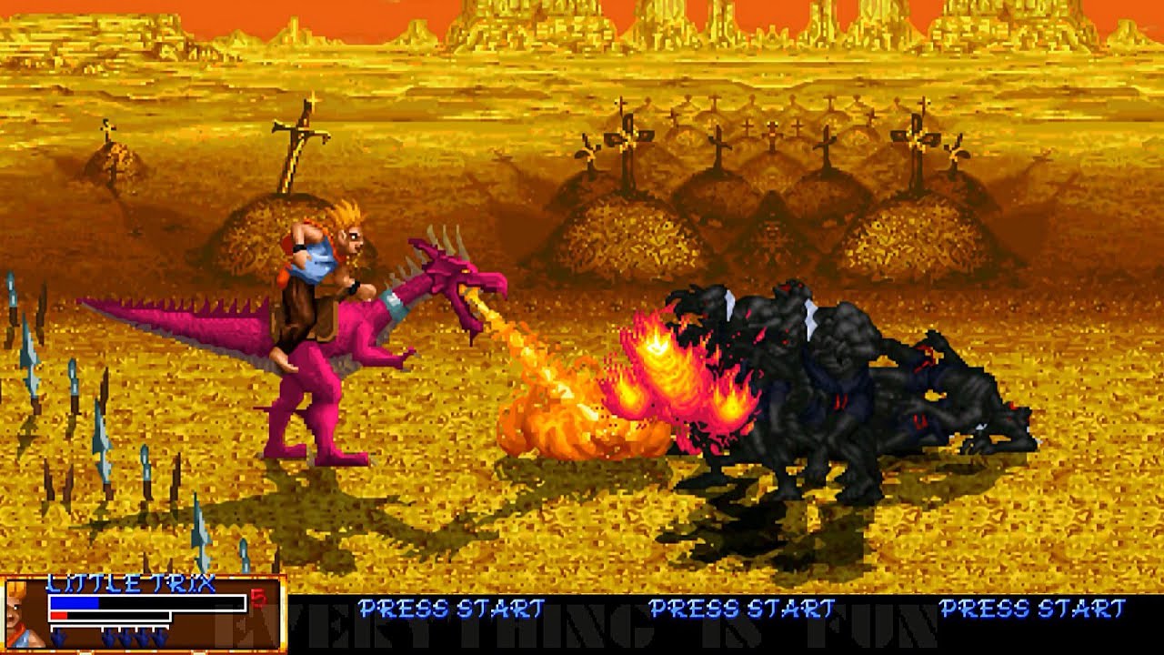 OpenBOR Golden Axe Returns - Little Trix Gameplay ⬇ Download - YouTube