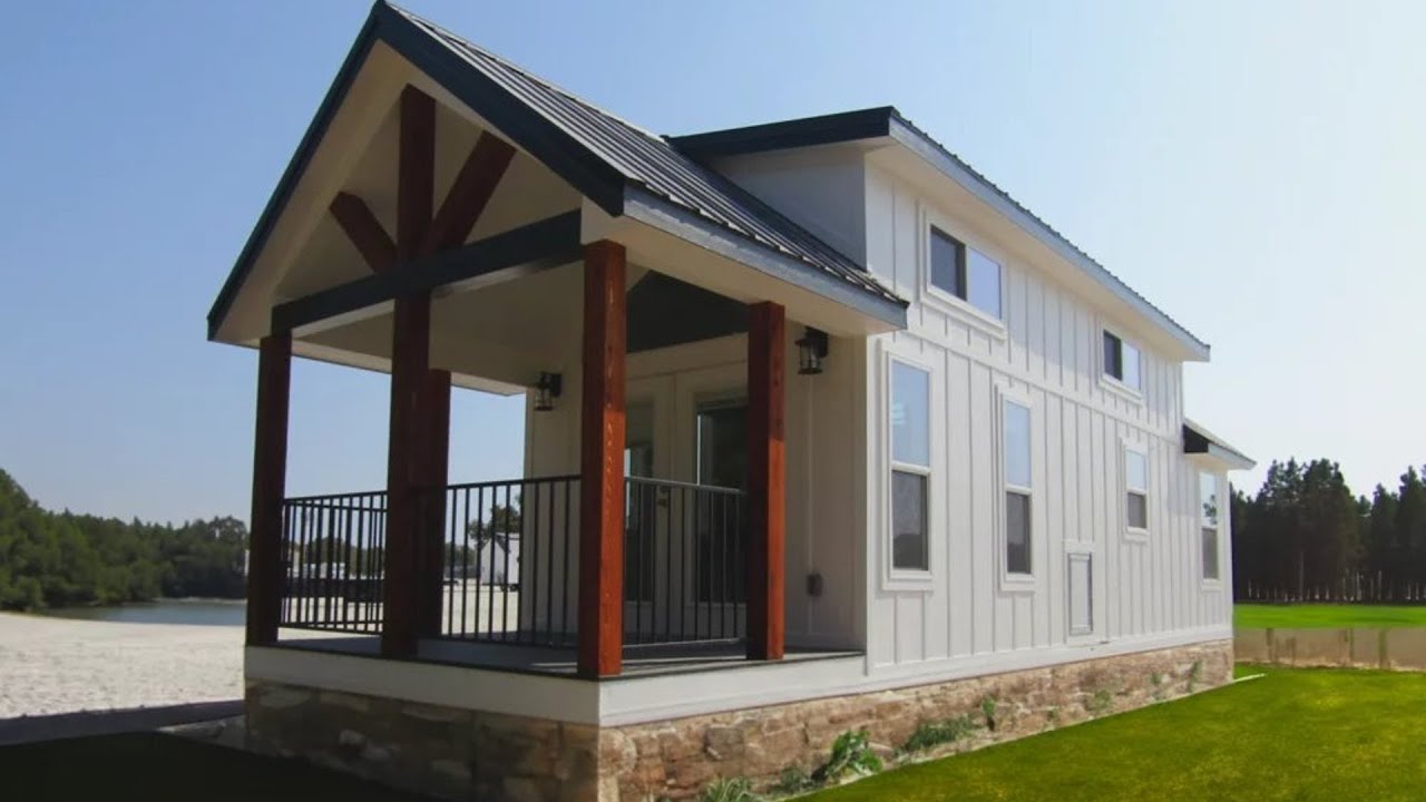 Amazing Beautiful LARK Tiny Homes Park Model RV - YouTube