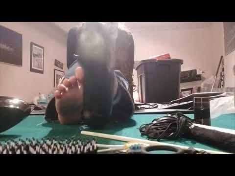 Pool Table Self Bondage