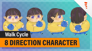 8 Direction Character – Walk Cycle | Spine 2D Tutorial