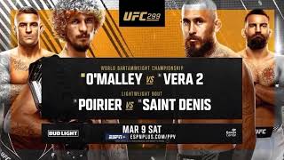 UFC 299 O'Malley vs Vera 2 - Official Trailer MUSIC (Vocal Cut & Original Audio)