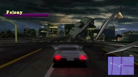 Driver 1 Infinite Mass Mode - Los Angeles (Ps1)
