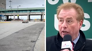 No lines! Niagara's Rainbow Bridge border crossing goes quiet under coronavirus travel ban rules