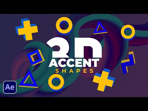Create 3D Accent Motion Graphics in After Effects | Tutorial