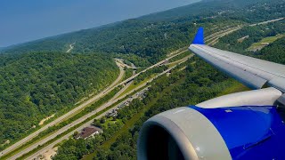 [4K] – Awesome West Virginia Takeoff – Breeze Airways – Airbus A220300 – N213BZ – SCS Ep. 1105