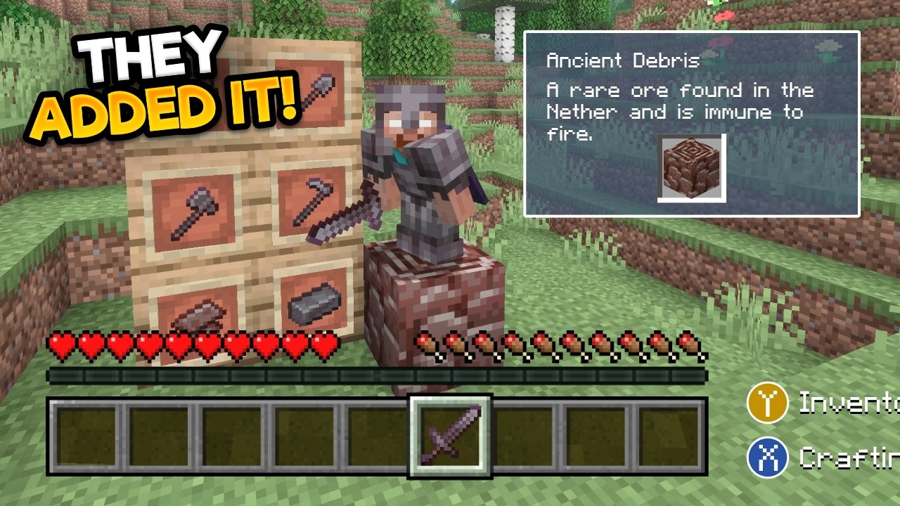 Legacy Console Leak: CROSS PLATFORM & Netherite Added???