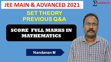 JEE  MAIN AND ADVANCED PROBLEMS IN SET THEORY