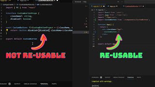 Create highly Reusable React components the right way with TypeScript! #reactjs #webdevelopment