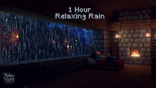 1 Hour Soft Minecraft Rain 🌧️ Sleep Quickly, Deep Rest, Study Better &amp; Relax Your Mind 😴✨