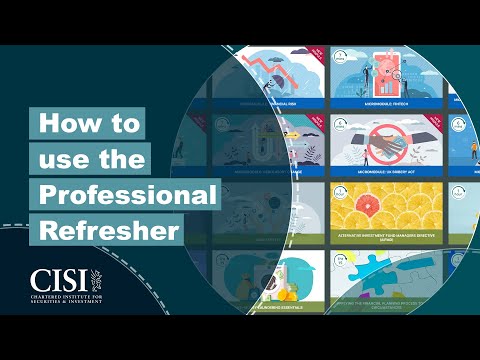 How to use the Professional Refresher