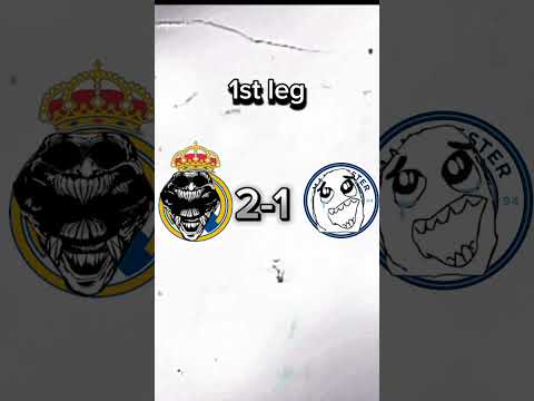 Real Madrid vs Man City | Ucl quarter final #edit #trending #viral #football #memes #shorts