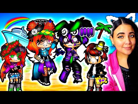 🚢🌴 The Aftons Visit A Cruise Ship! 🚢🌴 FNAF Gacha Club Mini Movie Reaction