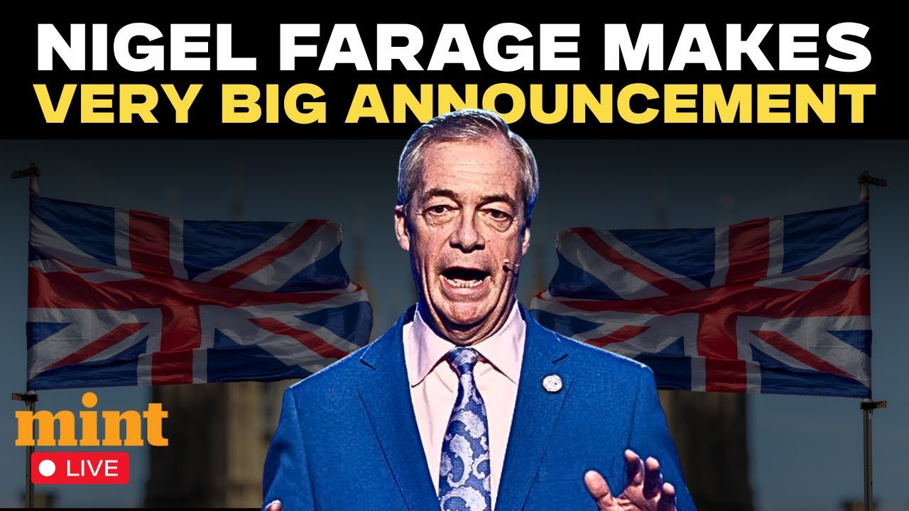 Farage LIVE | Nigel Farage Makes Very Big Announcement | UK Politics | Farage Vs Starmer