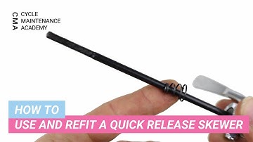 How To Use And Refit A Quick Release Skewer On A Bicycle