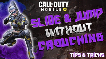 HOW TO SLIDE  & JUMP PERFECTLY WITHOUT CROUCHING || CALL OF DUTY MOBILE BATTLE ROYAL TIPS & TRICKS
