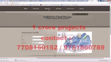 Audit Free Cloud Storage via deniable Attribute based Encryption | 1 Crore Projects
