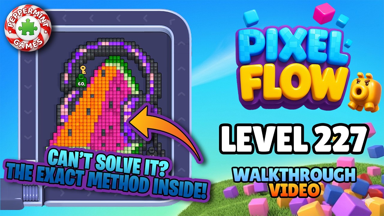 Pixel Flow - Level 227 Walkthrough - YouTube