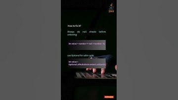 26.Why NullPointerException Happens in Unboxing – Java Interview Tip #java #coding #javaee