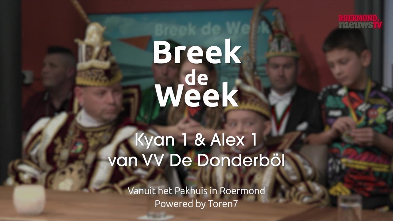Interview met prins Alex I en Jeugdprins Kyan I van De Donderböl | Breek de Week