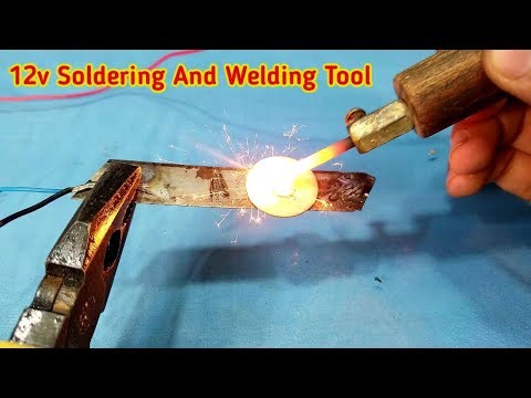 Best Soldering And Mini Welding Tool- How To Make 12v Welding / En iyi Lehimleme ve Mini Kaynak Arac