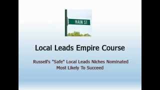 (Aug 28, 2012 - Vintage SEO) Safe Local Leads Niches