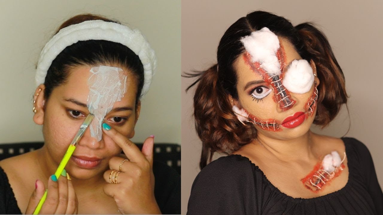 SCARY HALLOWEEN MAKEUP TUTORIAL I Creepy Spooky Doll 2022 - YouTube