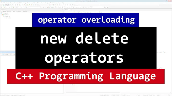 Overloading New and Delete Operators | C++ Programming Video Tutorial