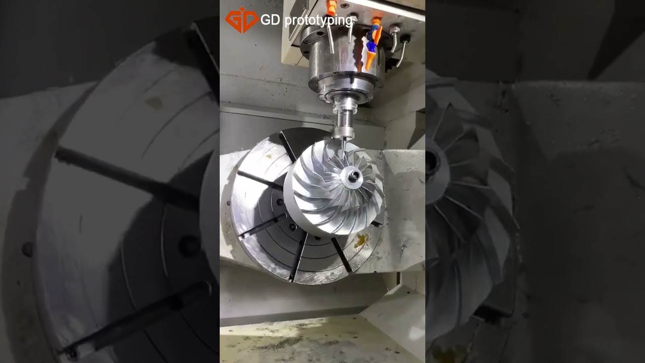 GD prototyping 5 axis cnc machining Impeller machining 5-axis impeller precision machining