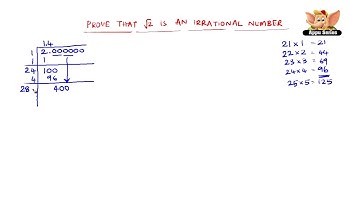 How to prove the square root of 2 is a irrational number ?
