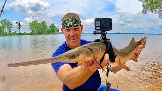 GoPro Strapped to a Gar in a GIANT Lake!! (Epic Footage)