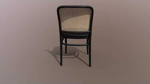 Ton Chair 811 Black Wood Design PBR TurnTable - Lumion - UE4 - Maya - 3D Models for Sale