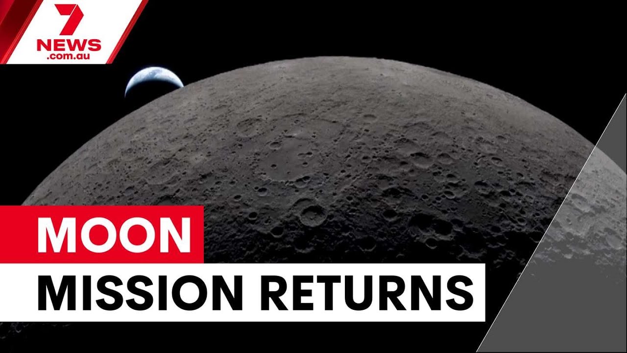 Artemis 2 crew returns with historic lunar images | 7NEWS