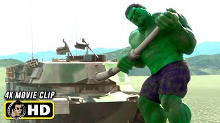 HULK (2003) Movie Clip - Hulk Vs. Tanks [4K ULTRA HD] Marvel
