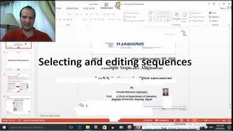 IBT_2016-MSA-S2: Lec5: Selecting and editing sequences
