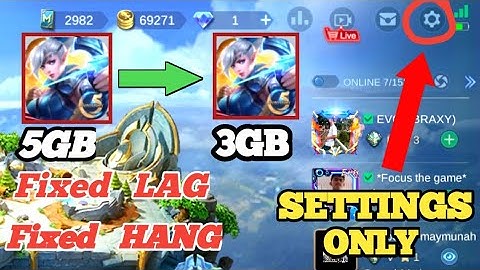 HOW To Reduce Mobile Legends Data Storage | Fix LAG, HANG Fps Drop